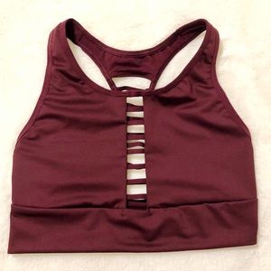 Victoria Sport Caged Long Line Sport Bra